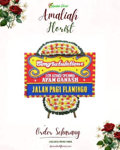 Bunga Papan Congratulation di Gunungtajem